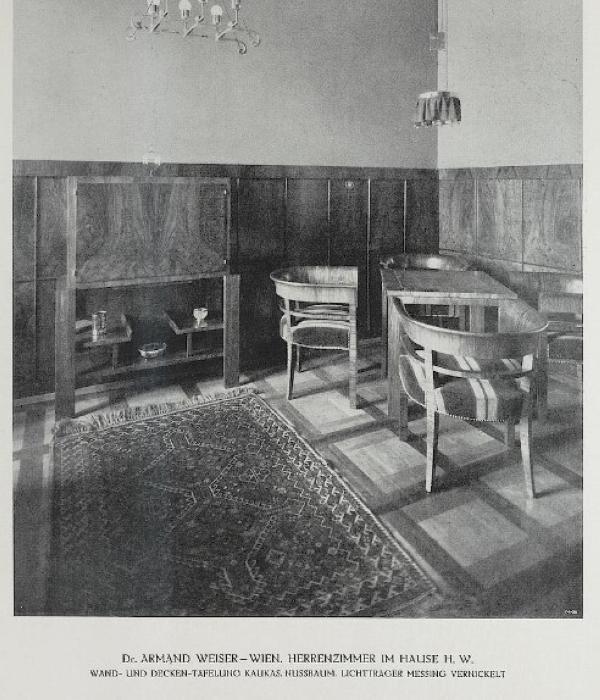 Dr. Armand Weiser Armlehnsessel um 1928